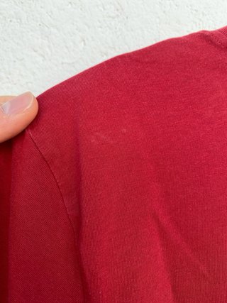 Camiseta Adidas Roja Logo Blanco