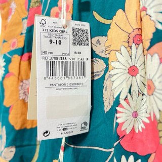 Talla 9-10 años (140 cm) Pantalón ancho MANGO KIDS