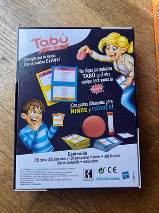 Tabú Familia Juego de Mesa
