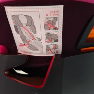 Silla coche Cybex niña rosa