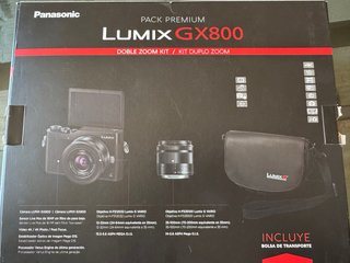 Panasonic Lumix GX800 + 3 objetivos