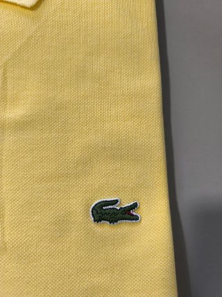 Polo Lacoste Originale Giallo