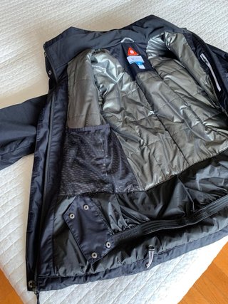 Chaqueta Columbia Omni-Heat Negra