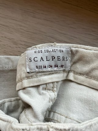 Pantalón niña Scalpers beige talla 14