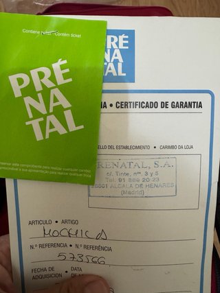 Mochila portabebés Prenatal Confort