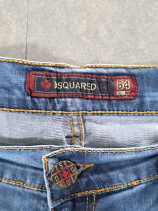 Dsquared2 Bermuda Denim Uomo Style 64 Vintage Y2K