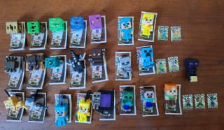 Figuras Minecraft Kinder Joy