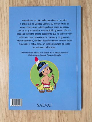 Clásico cuento Disney."El pequeño Hiawatha".Salvat