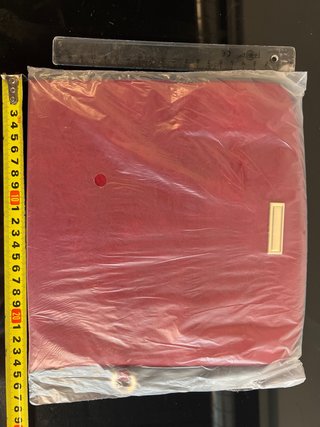 Bolso de mano rojo