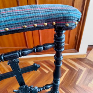 Reclinatorio madera con Cruz (Prie-dieu) Vintage