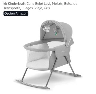 PACK Cuna Bebé Multifuncional Gris