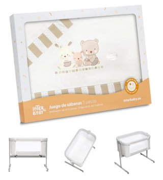 PACK Cuna Bebé Multifuncional Gris