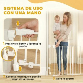 Puerta de seguridad para bebés/mascotas