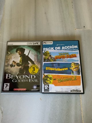 Pack 2 Juegos PC: Beyond Good & Evil y Shrek