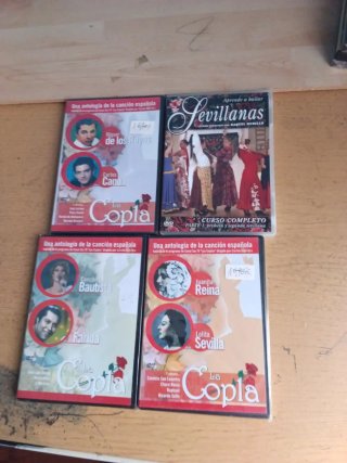 Lote DVDs Flamenco y Copla Español, SEVILLANAS,
