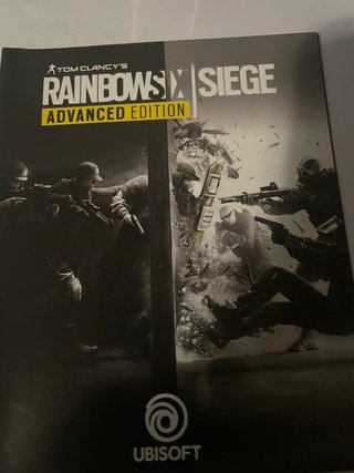 Manual Jogo PS4 Rainbow Six Siege