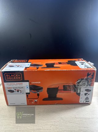 BLACK+DECKER bdcds12s1-qw lijadora de detalles