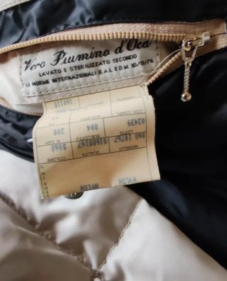 Piumino donna Belfe beige taglia L