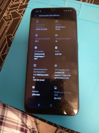 Oppo A9 2020 128GB ROM 4RAM