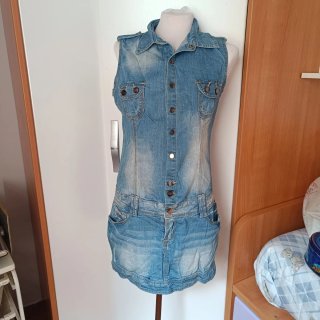 Vestido vaquero sin mangas