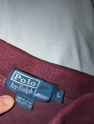 Polo Ralph Lauren Clásico Burdeos Talla L