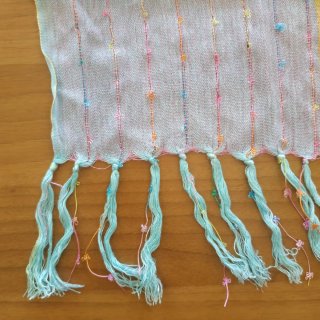 Foulard Pareo Multicolore con Frange
