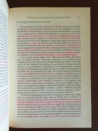 Facilitando el cambio emocional