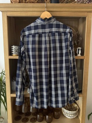 Camisa Pedro del Hierro cuadros azul y blanco