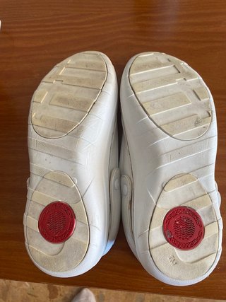 Zuecos Fitflop Blancos Efecto Descanso