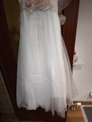 Vestido de comunión Tizzas blanco niña