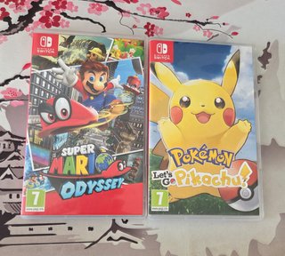 Super Mario Odyssey y Pokémon Lets go Pikachu