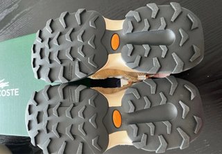 Zapatillas Lacoste L-Guard Beige/Naranja Nuevas