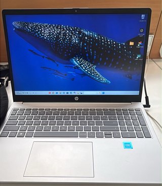 Portátil HP Plata y Negro