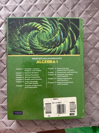Prentice Hall Math Algebra 1 Student Edition