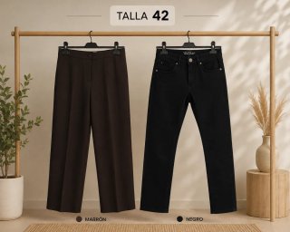 Lote de pantalones de vestir por cierre de tienda