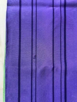 Pañuelo twilly morado verde Pierre Cardin