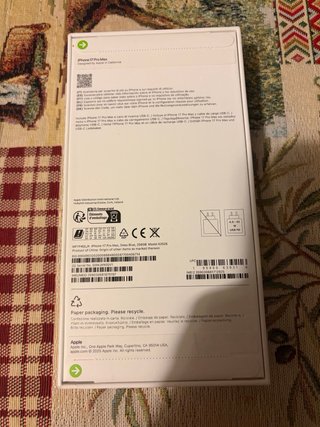 iPhone 17 Pro Max Azul Precintado Nuevo