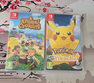 Animal Crossing y Pokémon Let's Go Pikachu Switch