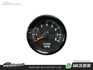 RELOJ RPM GASOLINA NEGRO