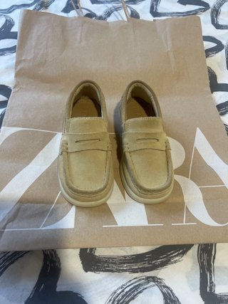Mocasines beige Zara Talla 23