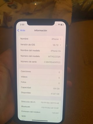 iPhone XS Apple 86% con funda protectora