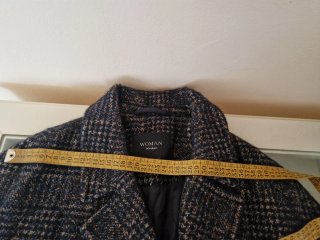 Abrigo Mujer Woman cuadros