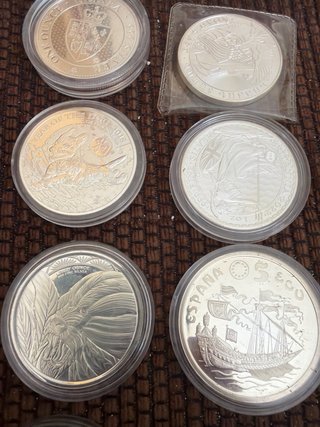 Monedas de Plata 999