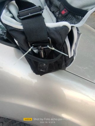 Neceser de viaje Samsonite negro y blanco