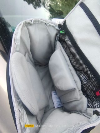 Neceser de viaje Samsonite negro y blanco