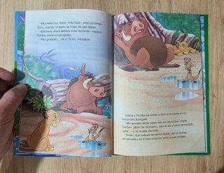 Clásico cuento Disney.Simba y la terrible tormenta