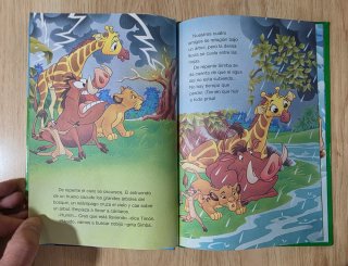 Clásico cuento Disney.Simba y la terrible tormenta