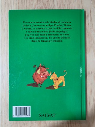 Clásico cuento Disney.Simba y la terrible tormenta