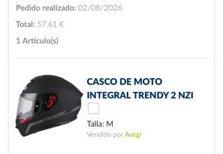Casco de moto NZ Helmets negro