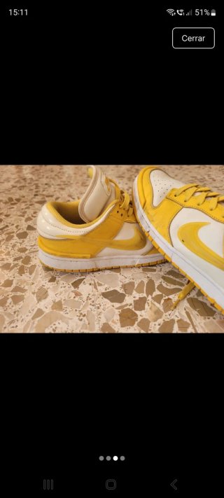 Zapatillas Nike Dunk Low Twist Amarillas Talla 44
